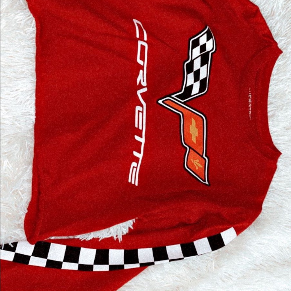 Red Corvette Crop
